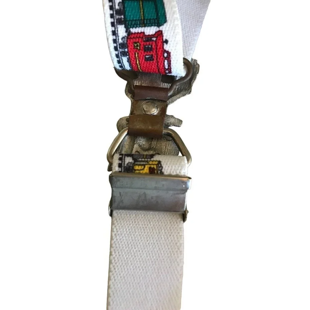 Boys Kids Train Elastic 1 Inch Adjustable Belt Train Buckle Multi Color‎